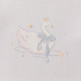 Dave&Bella Toddler Girls Beige/Light Purple Cute Rabbit Print Turtle Slim Fit T-shirts