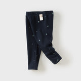 Dave&Bella Toddler Girls Multiple-Colors Cute Print Legging Fleece Warm Pants
