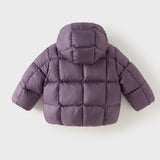 Dave&Bela Toddler Girls/Boys Hooded Multiple Colors Cute Print Warm Puffer Down Jackets