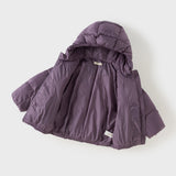 Dave&Bela Toddler Girls/Boys Hooded Multiple Colors Cute Print Warm Puffer Down Jackets