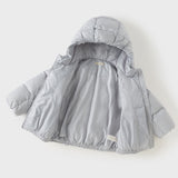Dave&Bela Toddler Girls/Boys Hooded Multiple Colors Cute Print Warm Puffer Down Jackets
