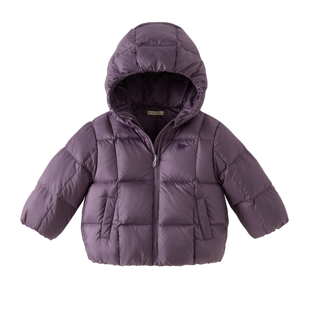 Dave&Bela Toddler Girls/Boys Hooded Multiple Colors Cute Print Warm Puffer Down Jackets