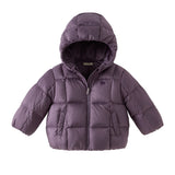 Dave&Bela Toddler Girls/Boys Hooded Multiple Colors Cute Print Warm Puffer Down Jackets