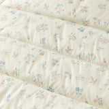 Dave&Bella Toddler Girls White/Pink Sweet Floral Print Warm Cozy Puffer Down Jackets