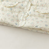 Dave&Bella Toddler Girls White/Pink Sweet Floral Print Warm Cozy Puffer Down Jackets