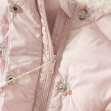 Dave&Bella Toddler Girls Navy/Pink Sweet Cute Print Cozy Warm Puffer Duck Down Vests