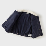 Dave&Bella Toddler Girls Navy/Pink Sweet Cute Print Cozy Warm Puffer Duck Down Vests
