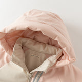 Dave&Bella Toddler Girls/Boys Grey/Pink Hooded Windproof Waterproof Outdoor Down Jackets