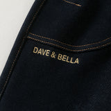 Dave&Bella Toddler Boys Black Simple Versatile Fleece-Line Soft Cozy Jogger Pants