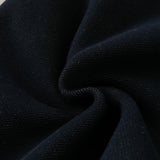 Dave&Bella Toddler Boys Black Simple Versatile Fleece-Line Soft Cozy Jogger Pants