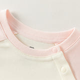 Dave&Bella Toddler Girls/Boys Pink/Green Cute Print Soft Comfortable Sleepwear Pajamas