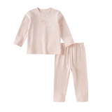 Dave&Bella Toddler Girls Pink/White Print Soft Comfortable Pant Suits
