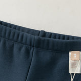 Dave&Bela Toddler Girls Navy/Pink/Grey Cute Soft Warm Thickened Versatile Leggings