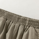 Dave&Bella Toddler Boys Grey/Carbon Black Fleece-Line Simple Versatile Cotton Jogger Pants