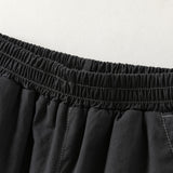 Dave&Bella Toddler Boys Grey/Carbon Black Fleece-Line Simple Versatile Cotton Jogger Pants