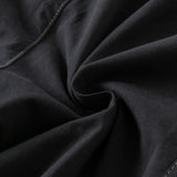 Dave&Bella Toddler Boys Grey/Carbon Black Fleece-Line Simple Versatile Cotton Jogger Pants