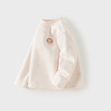 Dave&Bella Toddler Girls White/Pink Turtle Sweet Heart Print Cozy Soft T-shirts
