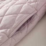 Dave&Bela Toddler Girls Purple/Red Sweet Doll Collar A-line Comfortable Padded Coats