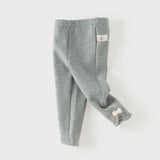 Dave&Bella Toddler Girls Navy/Grey/Beige Fleece Warm Soft Versatile Leggings