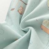 Dave&Bella Toddler Girls/Boys Pink/Light Blue Cute Cartoon Print Cozy Soft Pajamas