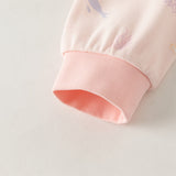 Dave&Bella Toddler Girls/Boys Pink/Light Blue Cute Cartoon Print Cozy Soft Pajamas