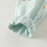 Dave&Bella Toddler Girls/Boys Pink/Light Blue Cute Cartoon Print Cozy Soft Pajamas