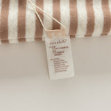 Dave&Bella Baby Girls/Boys Pink/Brown Striped Cute Print Hooded Comfortable Rompers