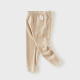 Dave&Bella Kid Girls/Boys Purple/Khaki/Grey Fleece Soft Comfortable Legging Pants