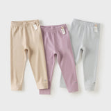 Dave&Bella Kid Girls/Boys Purple/Khaki/Grey Fleece Soft Comfortable Legging Pants