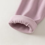 Dave&Bella Kid Girls/Boys Purple/Khaki/Grey Fleece Soft Comfortable Legging Pants