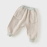 Dave&Bella Toddler Girls/Boys Purple/Light Grey Cute Penguin Print Cozy Soft Pants