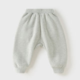 Dave&Bella Toddler Girls/Boys Purple/Light Grey Cute Penguin Print Cozy Soft Pants
