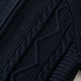 Dave&Bella Toddler Boys Navy/Apricot Turtle Simple Soft Cozy Outwear Cardigans