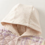Dave&Bella Toddler Girls/Boys Pink/Blue Hooded Cozy Cotton Padded Outwear Jackets