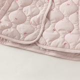 Dave&Bella Toddler Girls Pink Doll Collar Sweet Print Puffer Warm Cozy Jackets