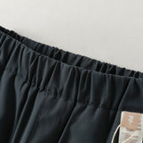 Dave&Bella Toddler Boys Navy/Gray Blue Fleece-Line Cozy Warm Comfortable Jogger Pants