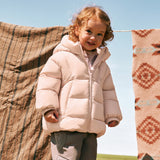 Dave&Bella Toddler Girls/Boys Multiple Colors Hodded Simple WIndproof Fluffy Marshmallow Down Jackets