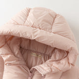 Dave&Bella Toddler Girls/Boys Multiple Colors Hodded Simple WIndproof Fluffy Marshmallow Down Jackets