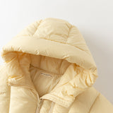 Dave&Bella Toddler Girls/Boys Multiple Colors Hodded Simple WIndproof Fluffy Marshmallow Down Jackets