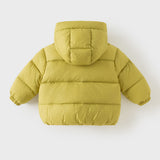 Dave&Bella Toddler Girls/Boys Multiple Colors Hodded Simple WIndproof Fluffy Marshmallow Down Jackets