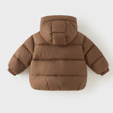 Dave&Bella Toddler Girls/Boys Multiple Colors Hodded Simple WIndproof Fluffy Marshmallow Down Jackets