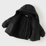 Dave&Bella Toddler Girls/Boys Multiple Colors Hodded Simple WIndproof Fluffy Marshmallow Down Jackets