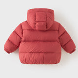 Dave&Bella Toddler Girls/Boys Multiple Colors Hodded Simple WIndproof Fluffy Marshmallow Down Jackets
