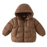 Dave&Bella Toddler Girls/Boys Multiple Colors Hodded Simple WIndproof Fluffy Marshmallow Down Jackets