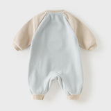Dave&Bella Baby Boys/Girls Blue/Pink Cute Sweet Fleece Comfortable Rompers