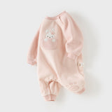 Dave&Bella Baby Boys/Girls Blue/Pink Cute Sweet Fleece Comfortable Rompers