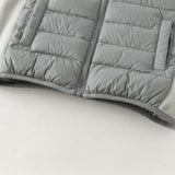 Dave&Bella Toddler Boys Gery Classic Hooded Simple Versatile Warm Down Jackets