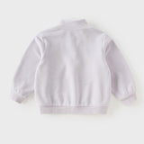 Dave&Bella Toddler Boys/Girls Multiple-Colors Micro Fleece Classic Quarter Zip Turtle Polos