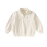 Dave&Bella Toddler Boys/Girls Multiple-Colors Micro Fleece Classic Quarter Zip Turtle Polos