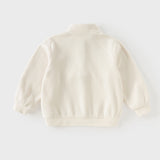 Dave&Bella Toddler Boys/Girls Multiple-Colors Micro Fleece Classic Quarter Zip Turtle Polos